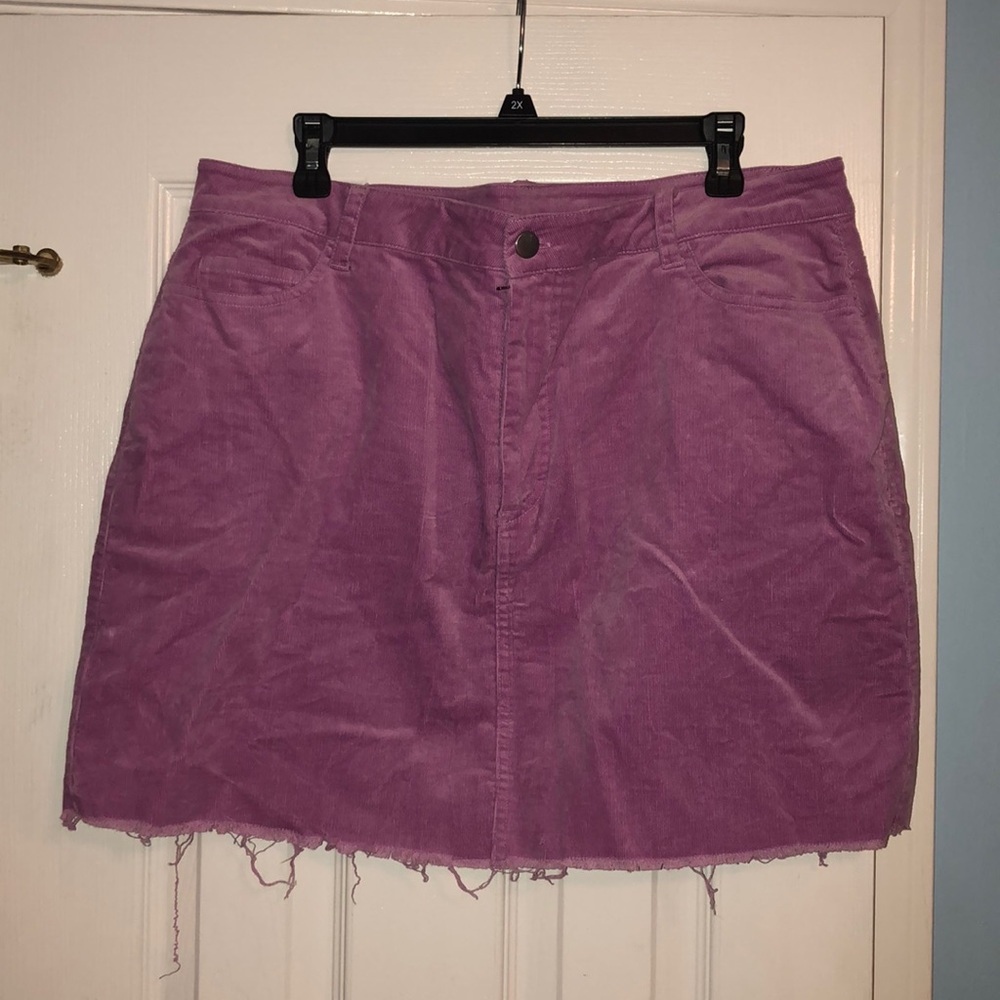 Purple Mini Skirt